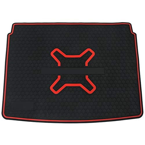 biosp Car Rear Trunk Mat Cargo Liner for Jeep Renegade 2015 2016 2017 2018 2019 All Weather Full Black Heavy Duty Rubber Custom Fit-Waterproof-Odorless